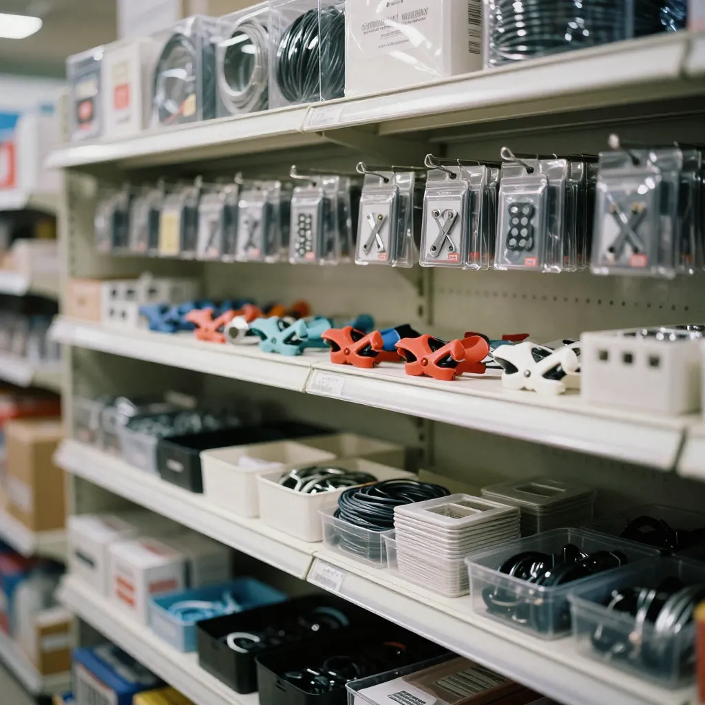 Pienet kaapeliklipit ohuille johdoille